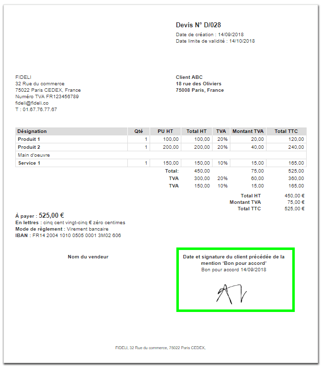 Signature en Ligne : Devis, Bons de commande, Bons d'intervention