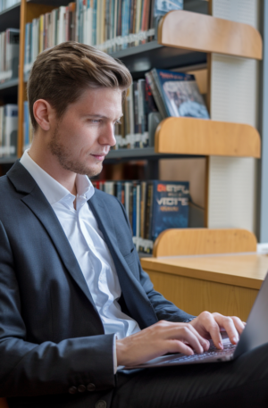 Professional MBA student: Elevate career with flexible distance learning MBA program