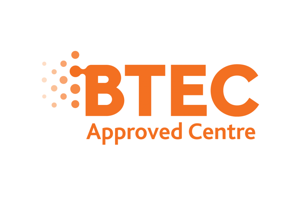 BTEC logo by Pearson for online BTEC level 4 leadership courses