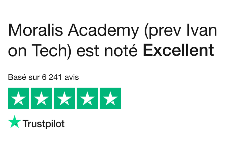 certificate programs of Moralis view trustpilot